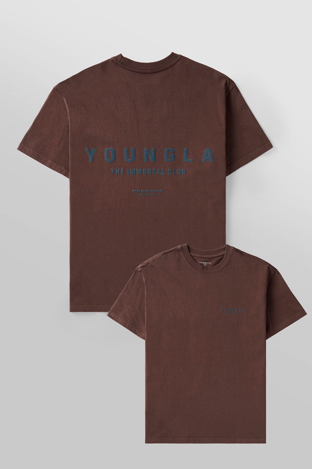 Young LA 473 - Immortal Club Tees Donkerbruin | TQRPN7684