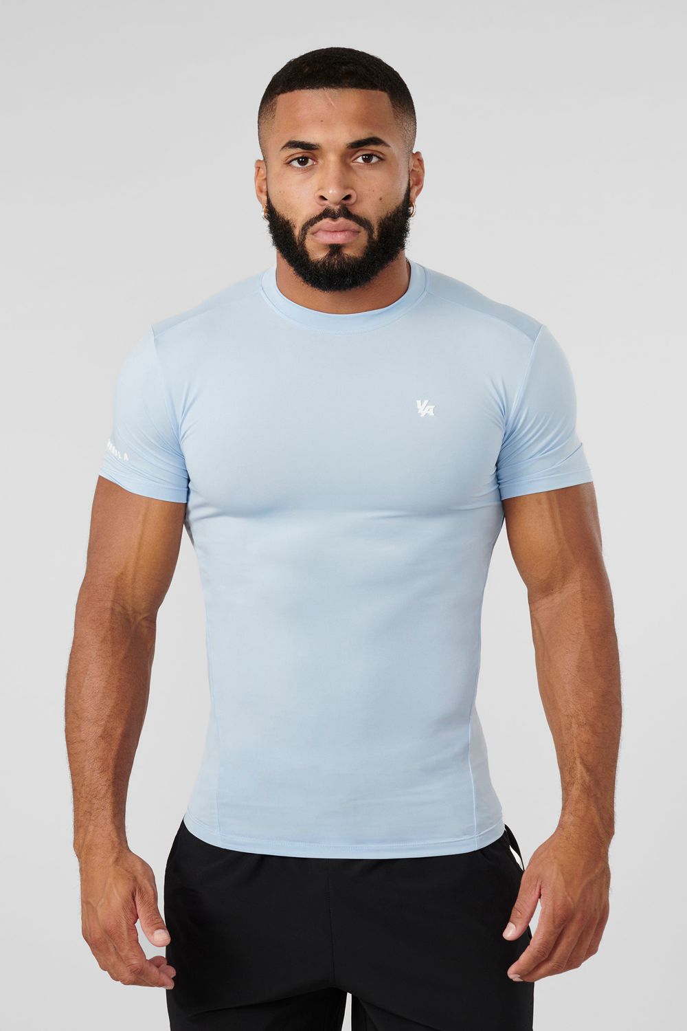 Young LA 476 - Stealth Compression Tees Blauw | PUQID4052