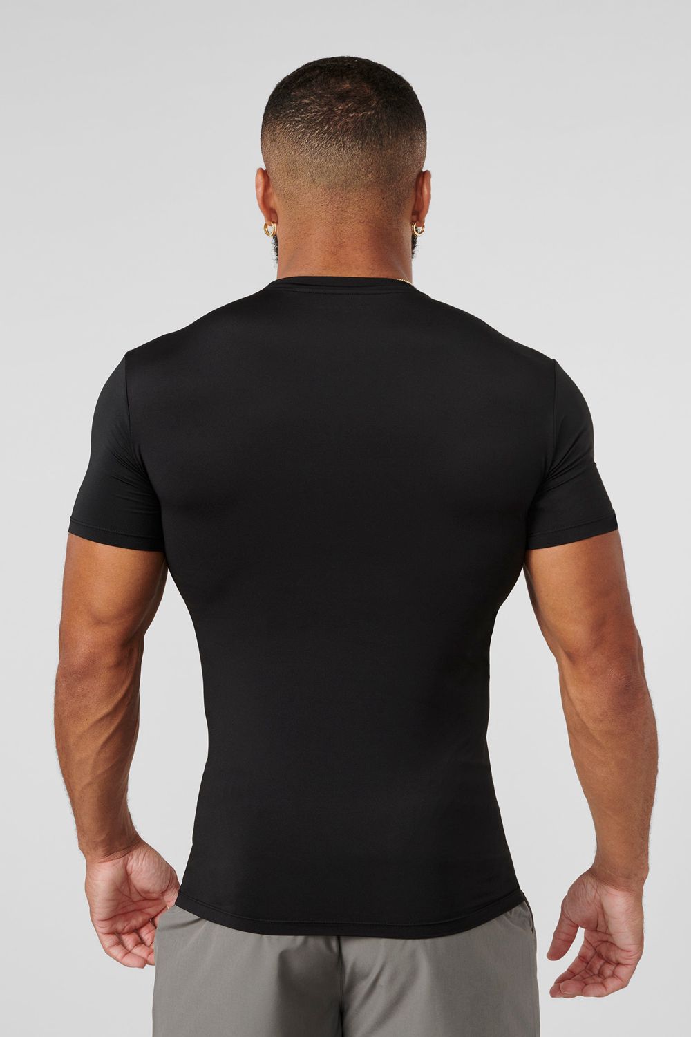 Young LA 476 - Stealth Compression Tees Zwart | BHCKM4280