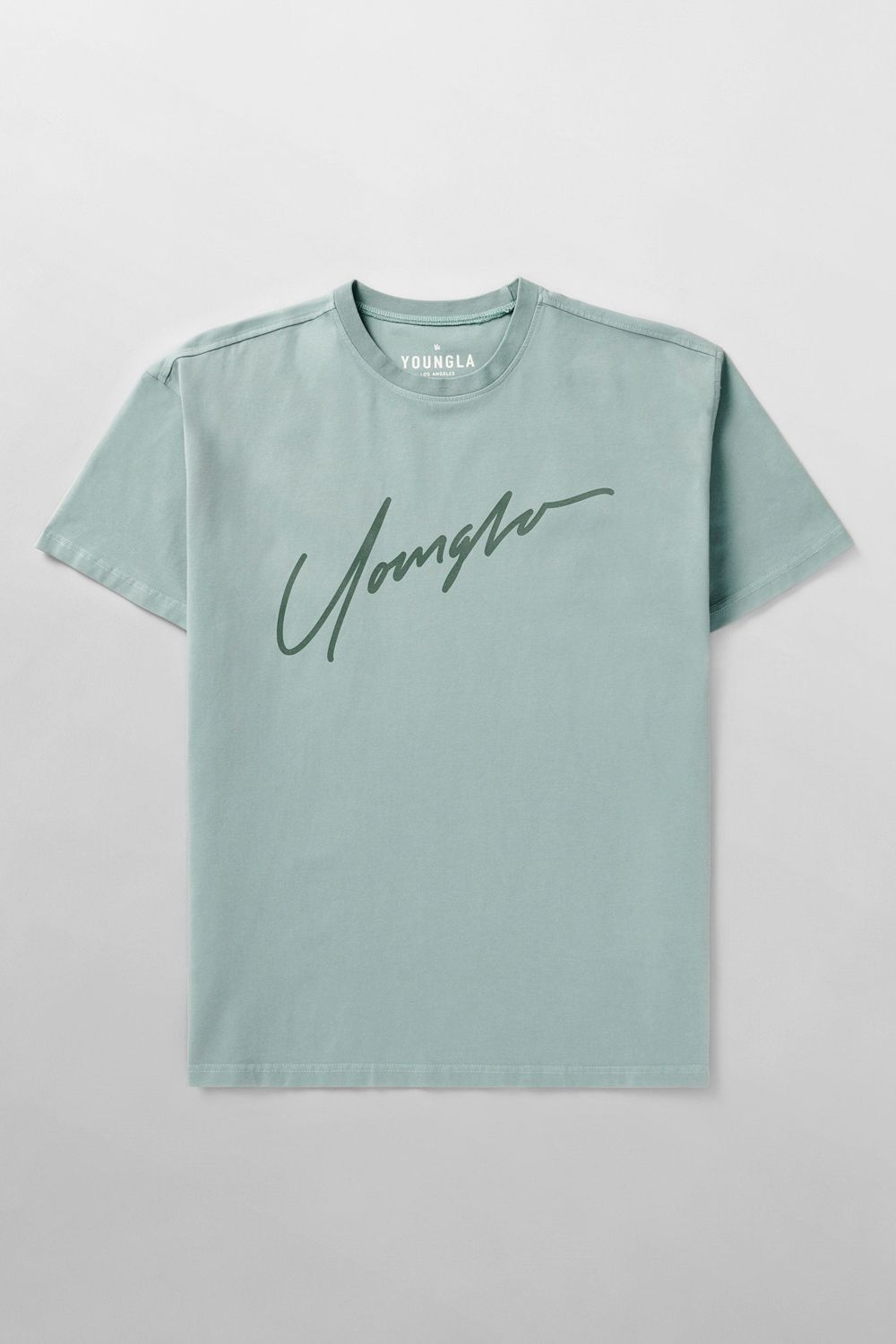 Young LA 479 - Tonal Tees Aqua | QEVBT1724