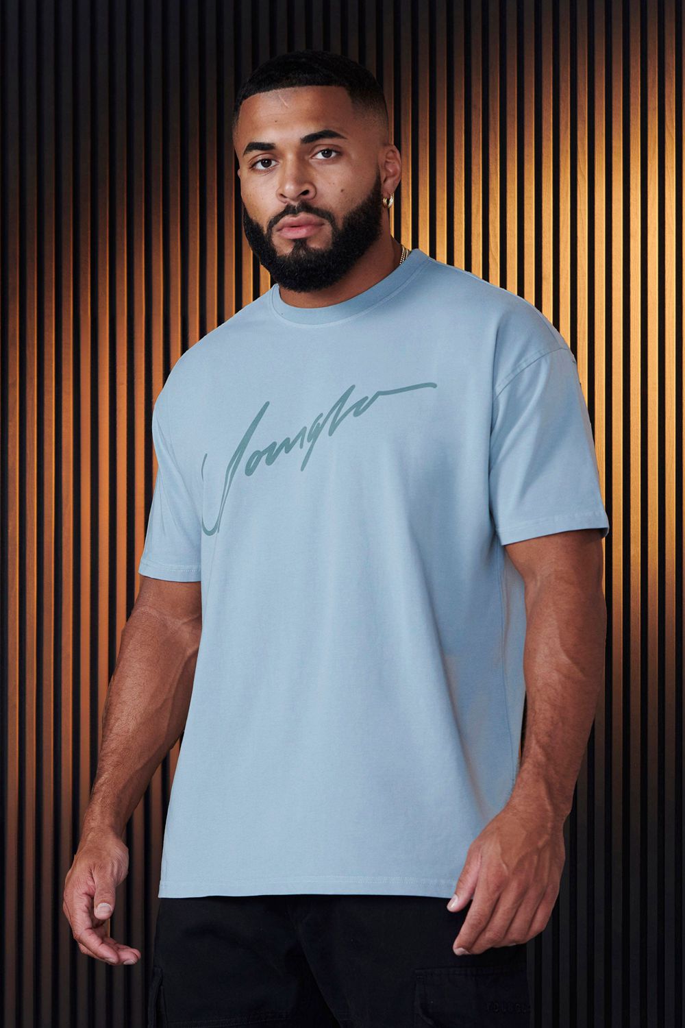 Young LA 479 - Tonal Tees Blauw | KJDRF4763