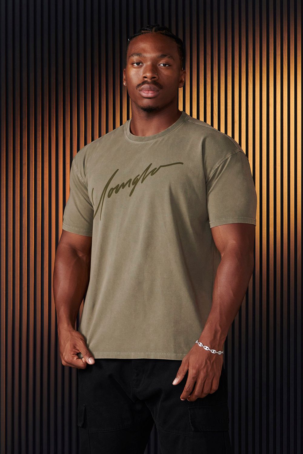 Young LA 479 - Tonal Tees Olijfgroen | TCJMQ8914