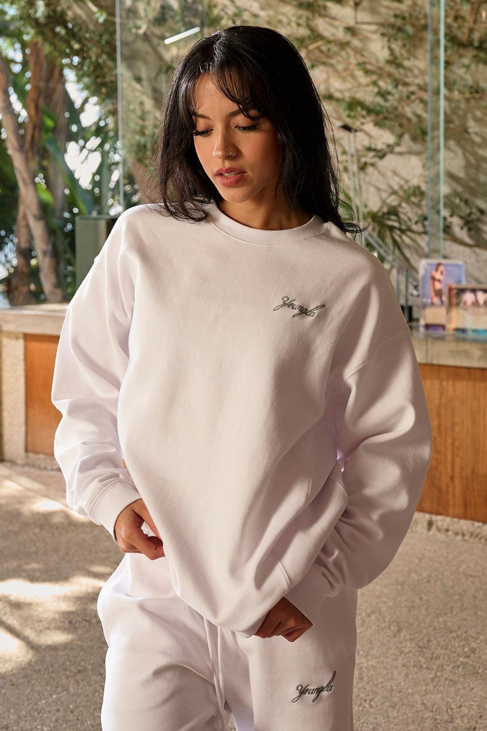 Young LA 5004 - Cloud Comfort Set - Crewneck Beige | KQHDM5308