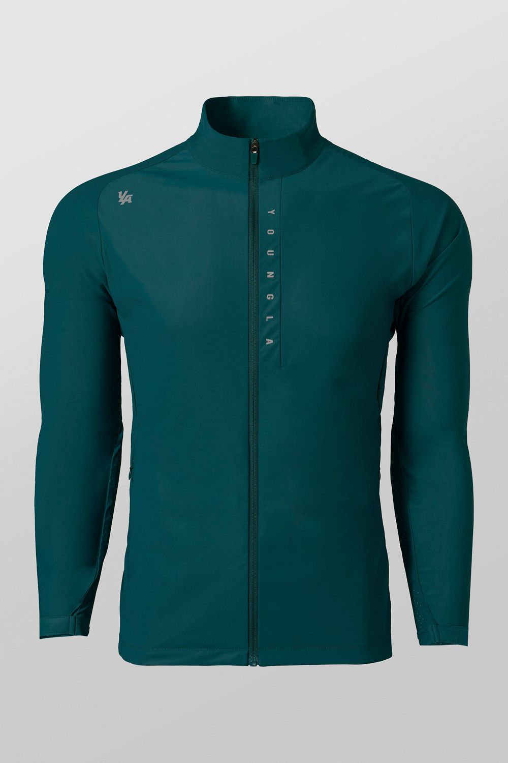 Young LA 5052 - Morning Run Zip-Up Teal | KAEVJ2409