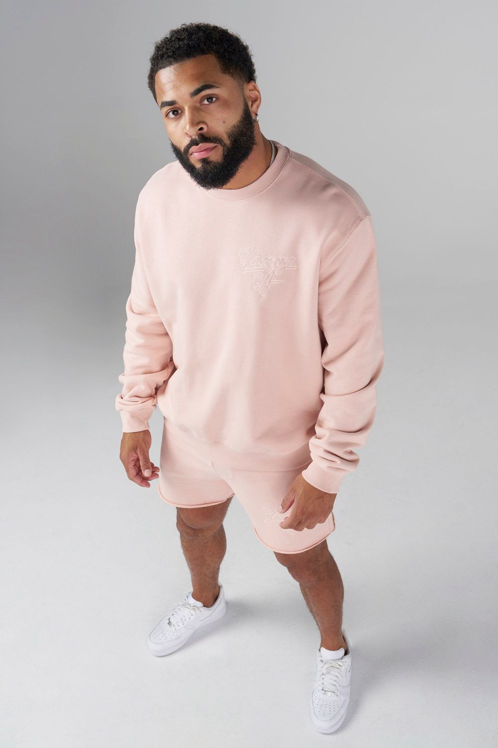 Young LA 5092 - Effortless Sets - Crewnecks Roze | ZPUIN1380