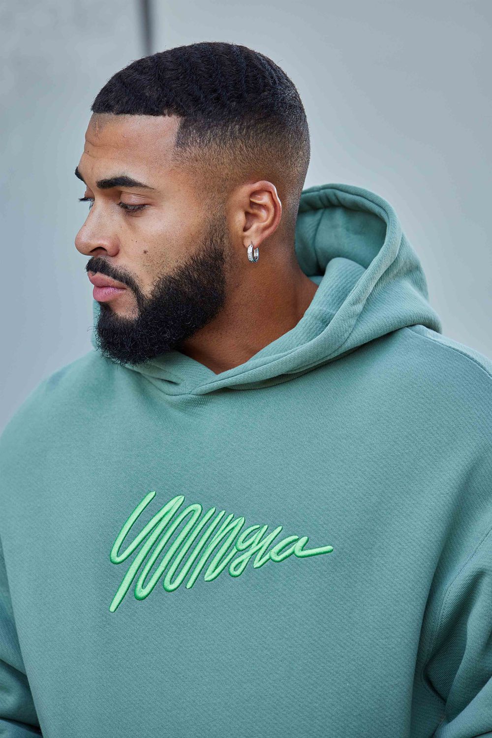 Young LA 510 - Wavy Hoodies Turquoise | OBNAS0438