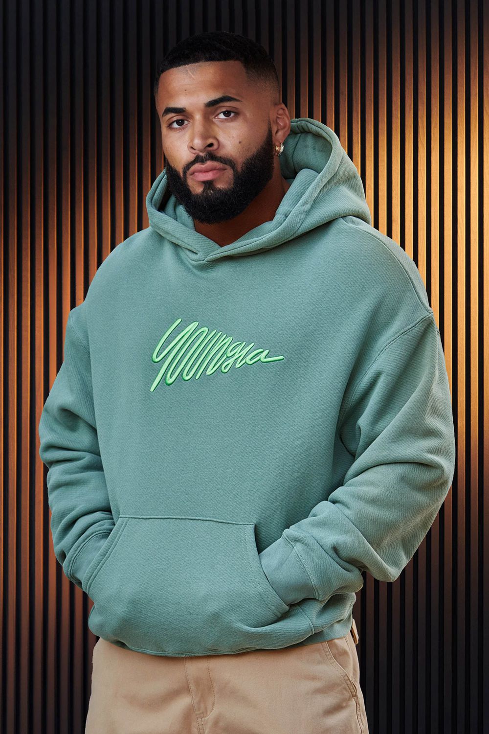 Young LA 510 - Wavy Hoodies Turquoise | OBNAS0438