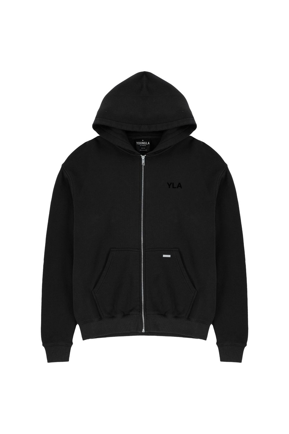 Young LA 515 Monarch Zip-Up Hoodie Zwart | JKHEV1970