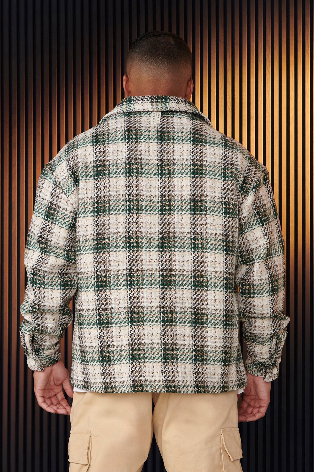 Young LA 519 - Woven Flannel Jackets Groen | BMCXK0196