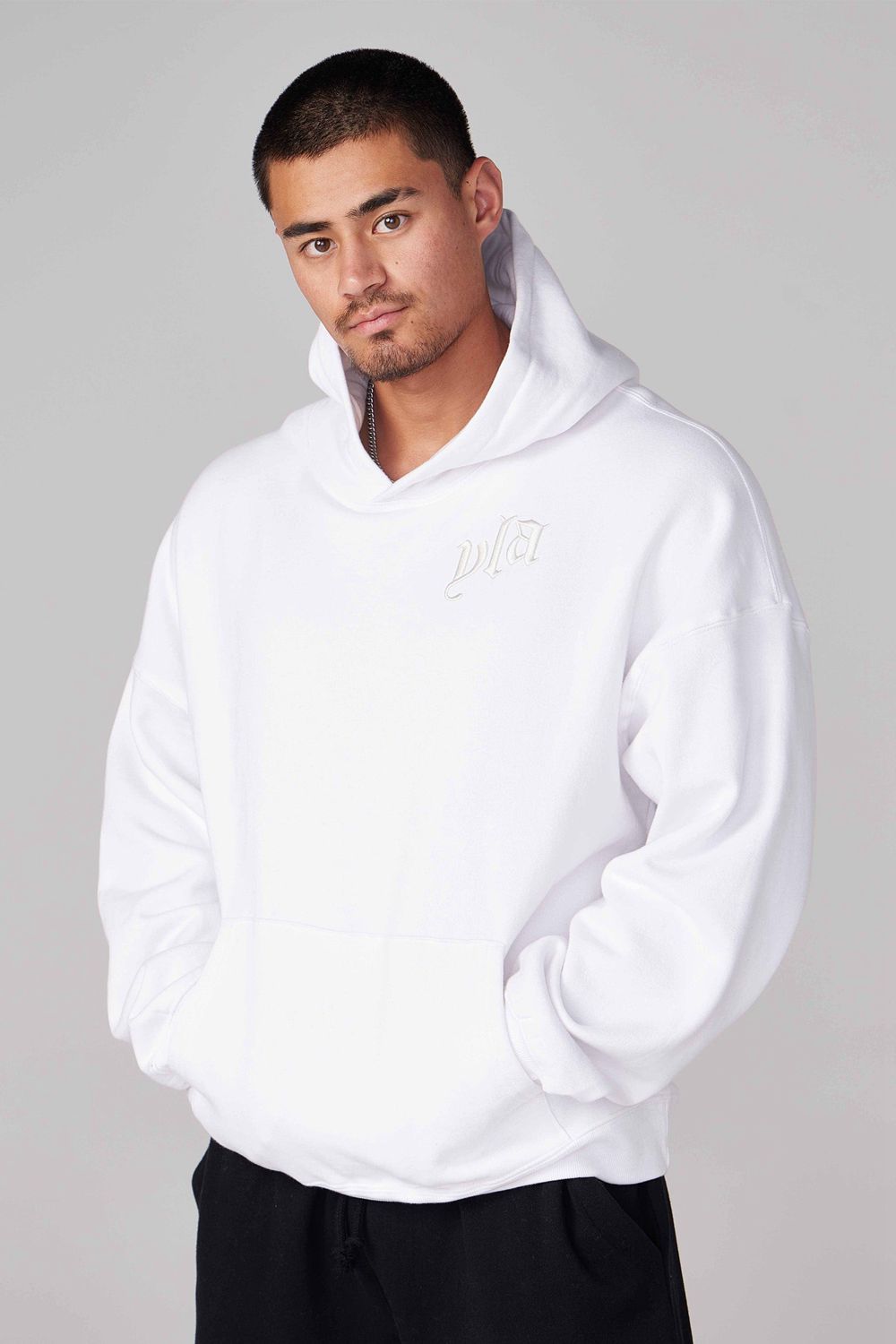 Young LA 522 - Marshmallow Hoodies Wit | VNMGQ4802