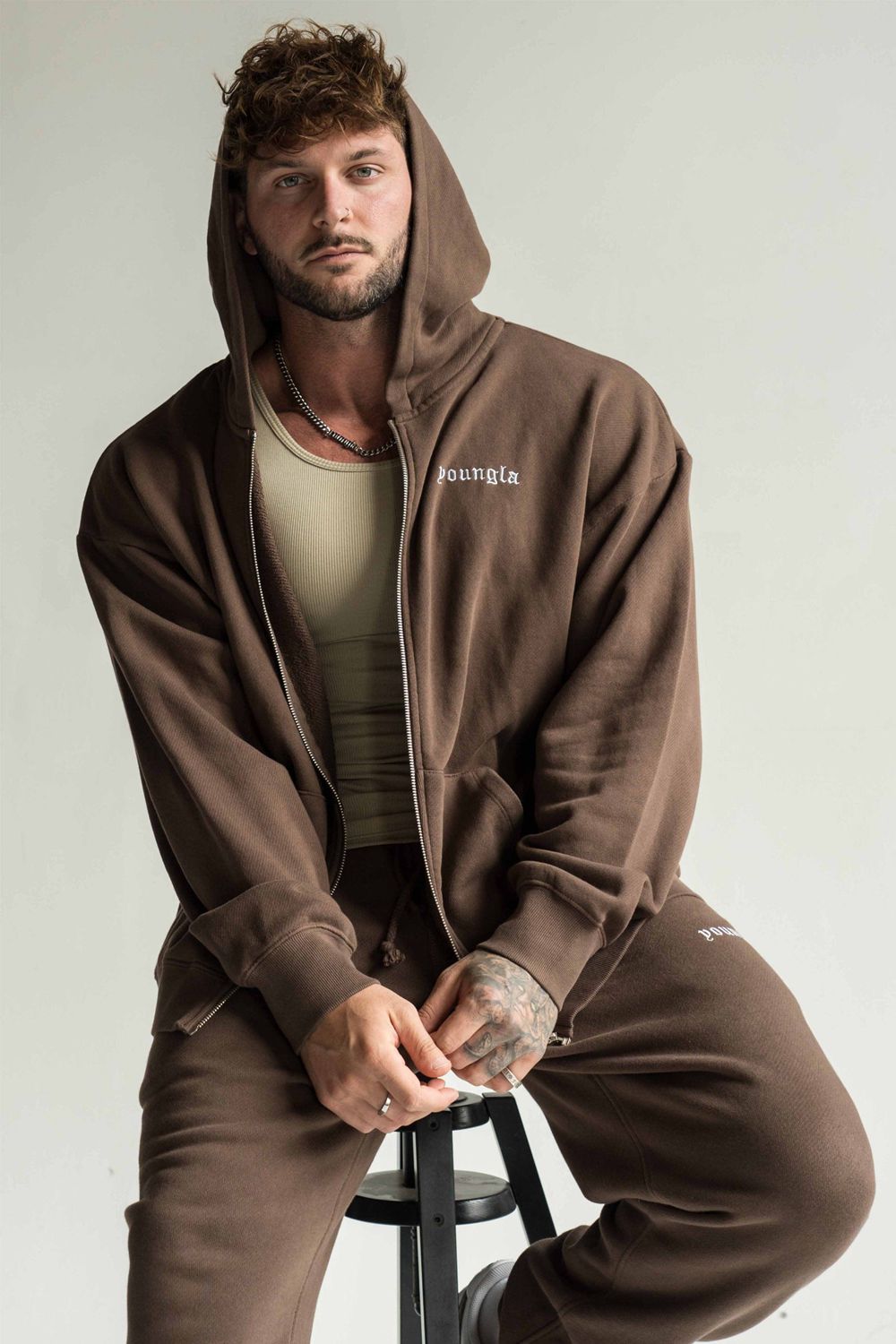 Young LA 539 Earthy Collection - Hoodies Bruin | ETOAC6218