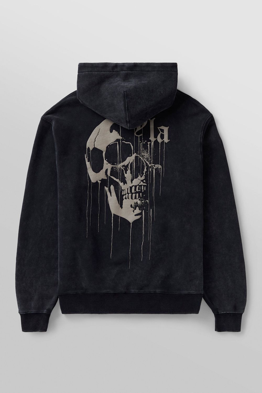 Young LA 551 - Drippy Skull Hoodie Zwart | OUMLS5983