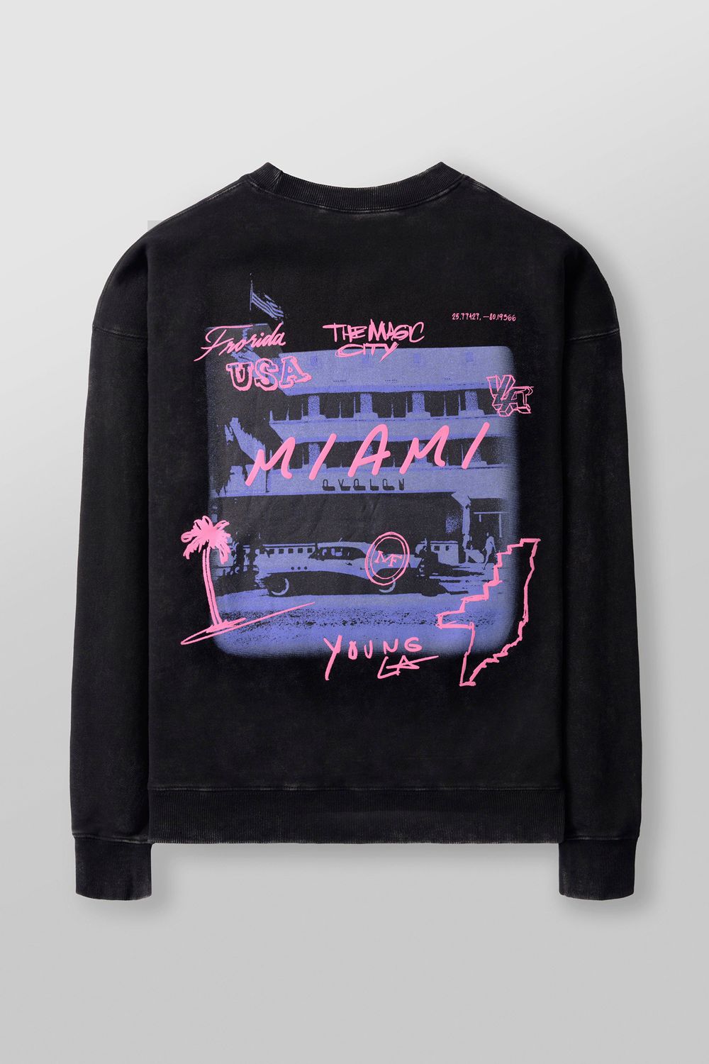 Young LA 565 - Us Tour Crewnecks Zwart | RFBYX2053