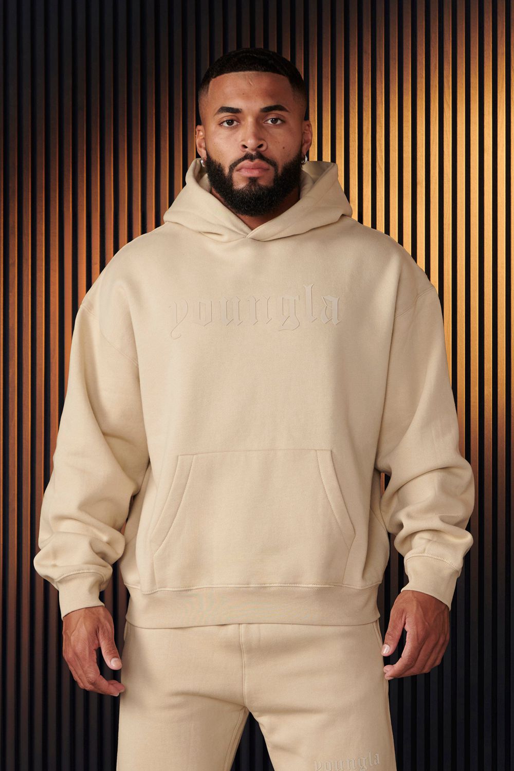 Young LA 566 - Cloud 9 Hoodies Beige | VKYNQ7860