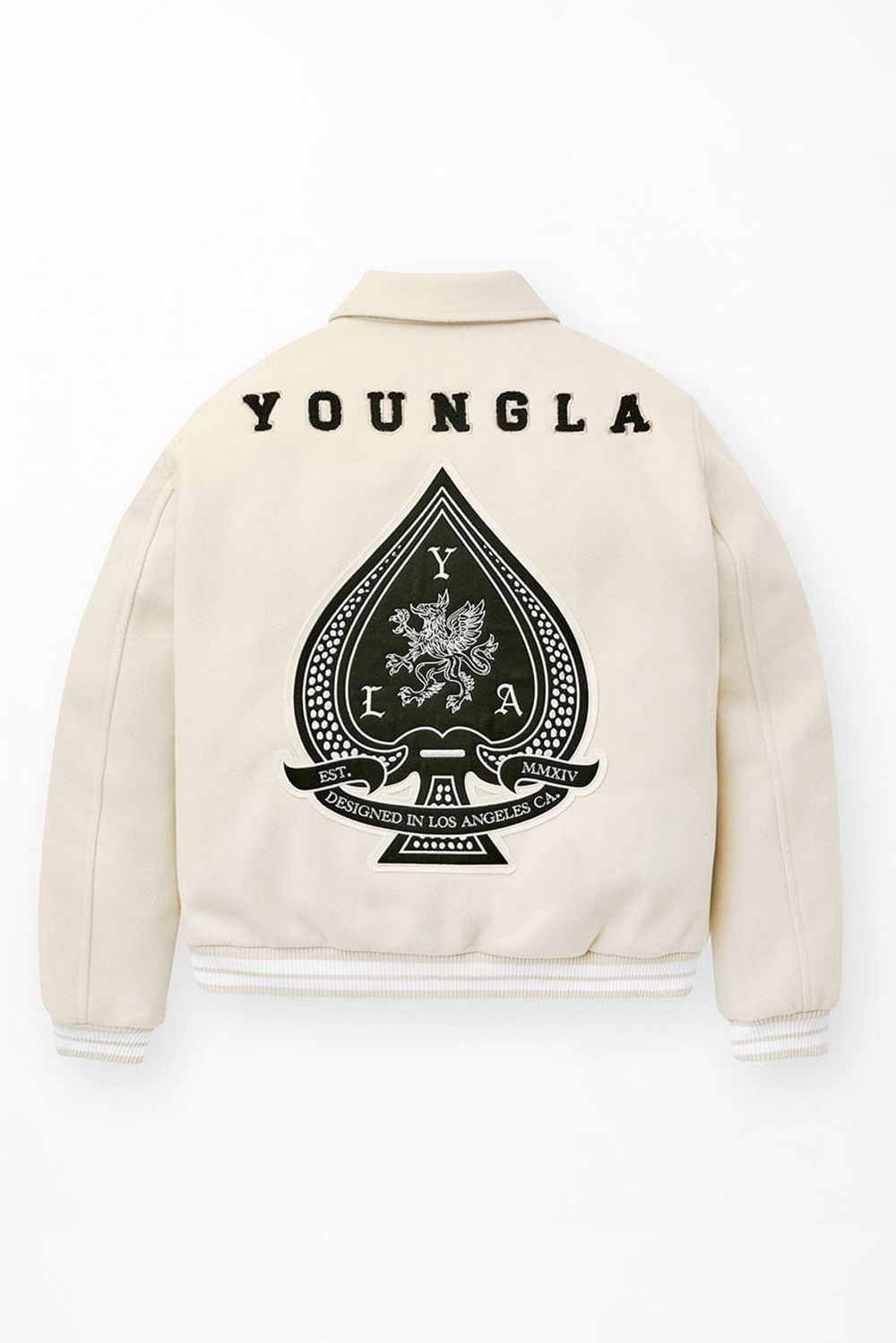 Young LA 569 - Ace Of Spade Letterman Beige | WPRSD6127