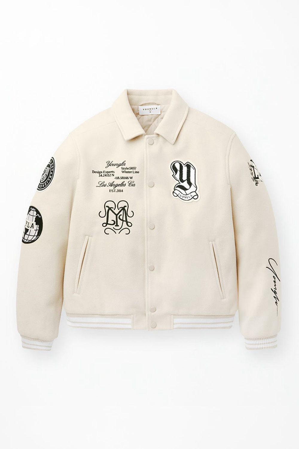 Young LA 569 - Ace Of Spade Letterman Beige | WPRSD6127