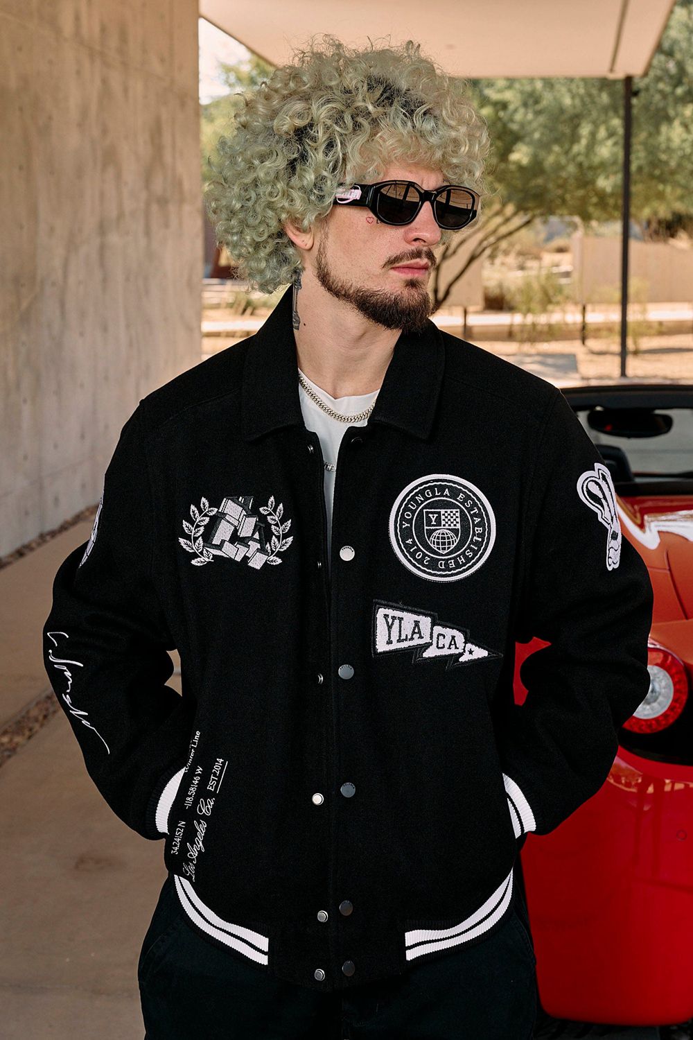 Young LA 569 - Ace Of Spade Letterman Zwart | HRLNV5328