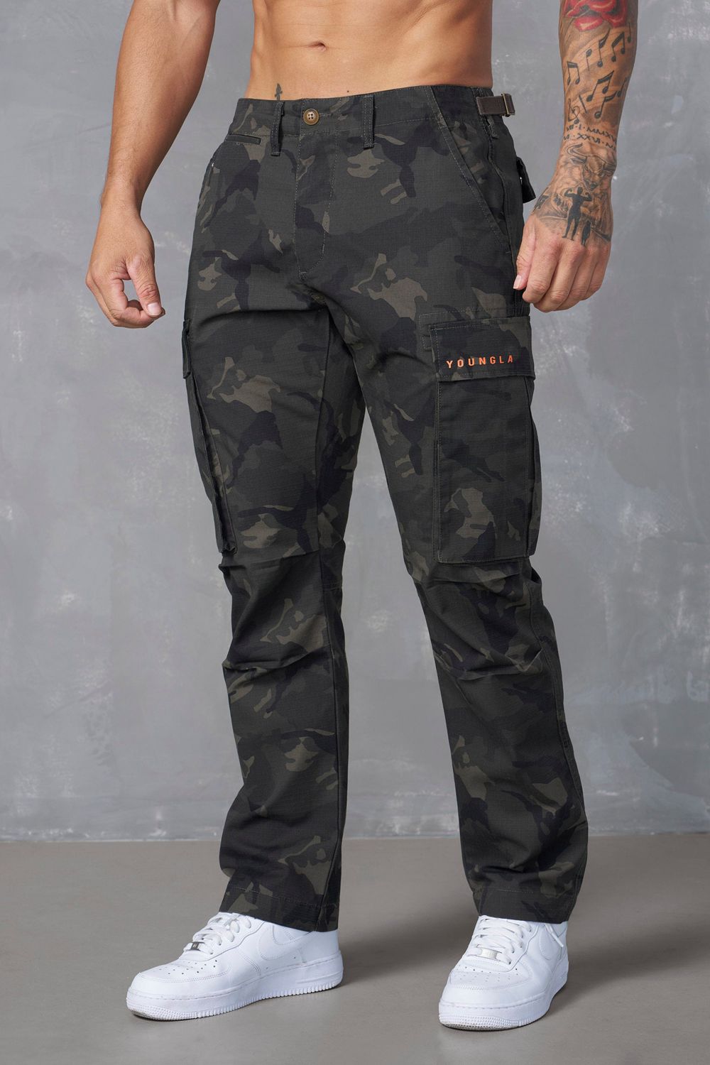 Young LA 602 - Camo Tactical Cargos Camo | YNCLR4978