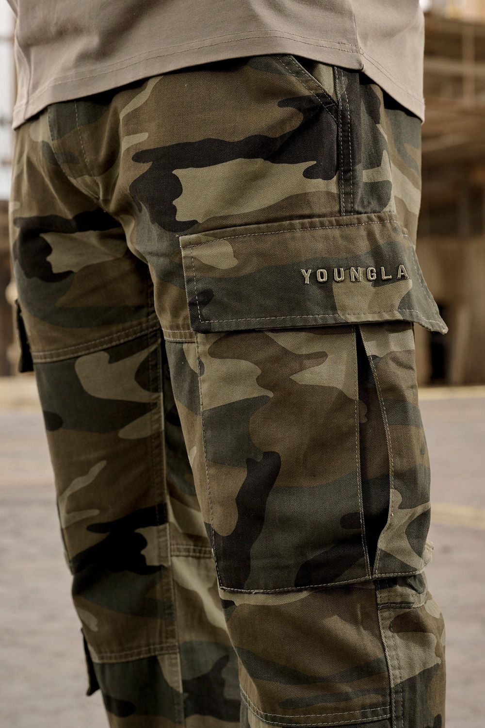 Young LA 616 - Suburban Twill Cargos Camo | MNEJU7861