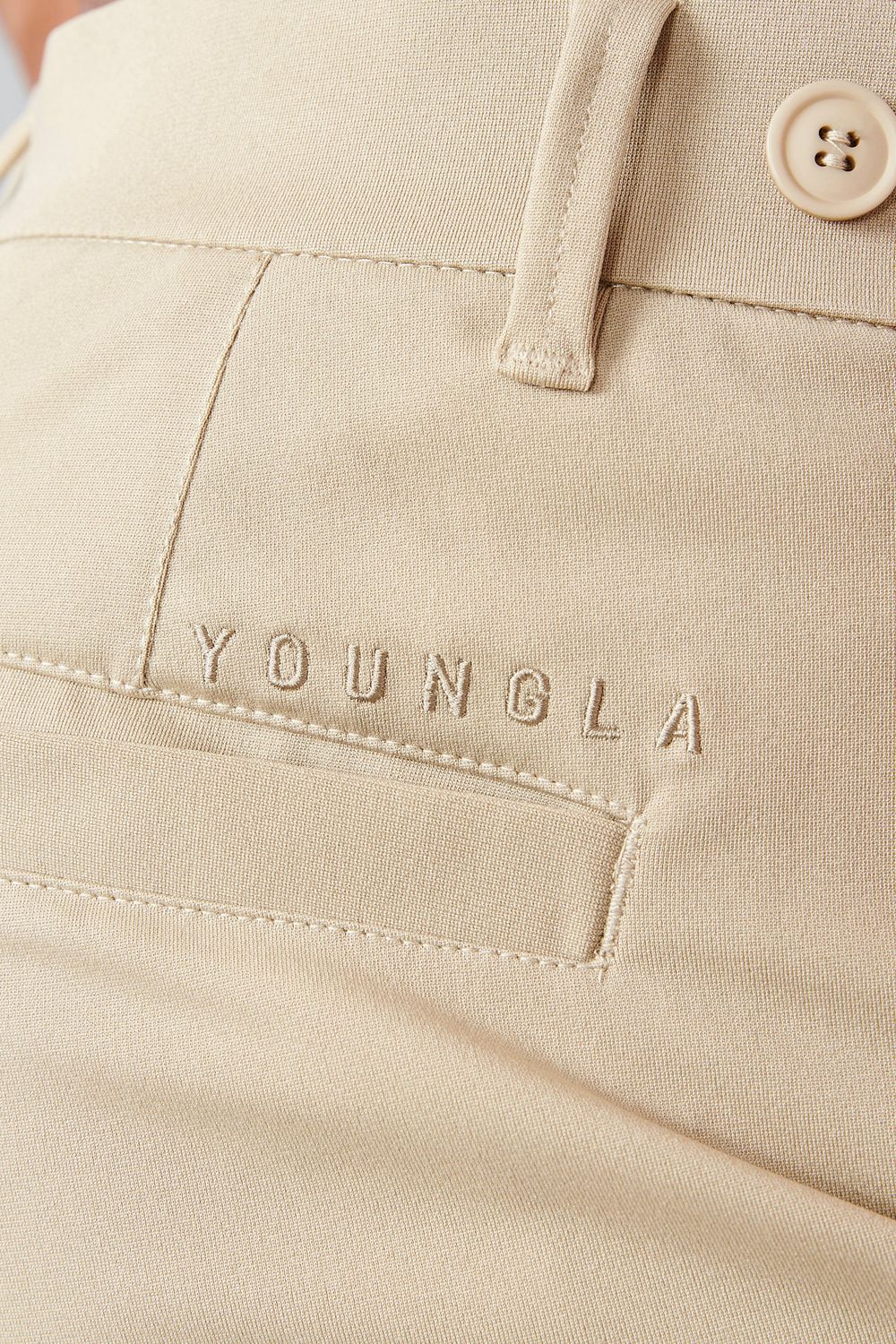 Young LA 626 Office Tech Pants Beige | YPEVA4053