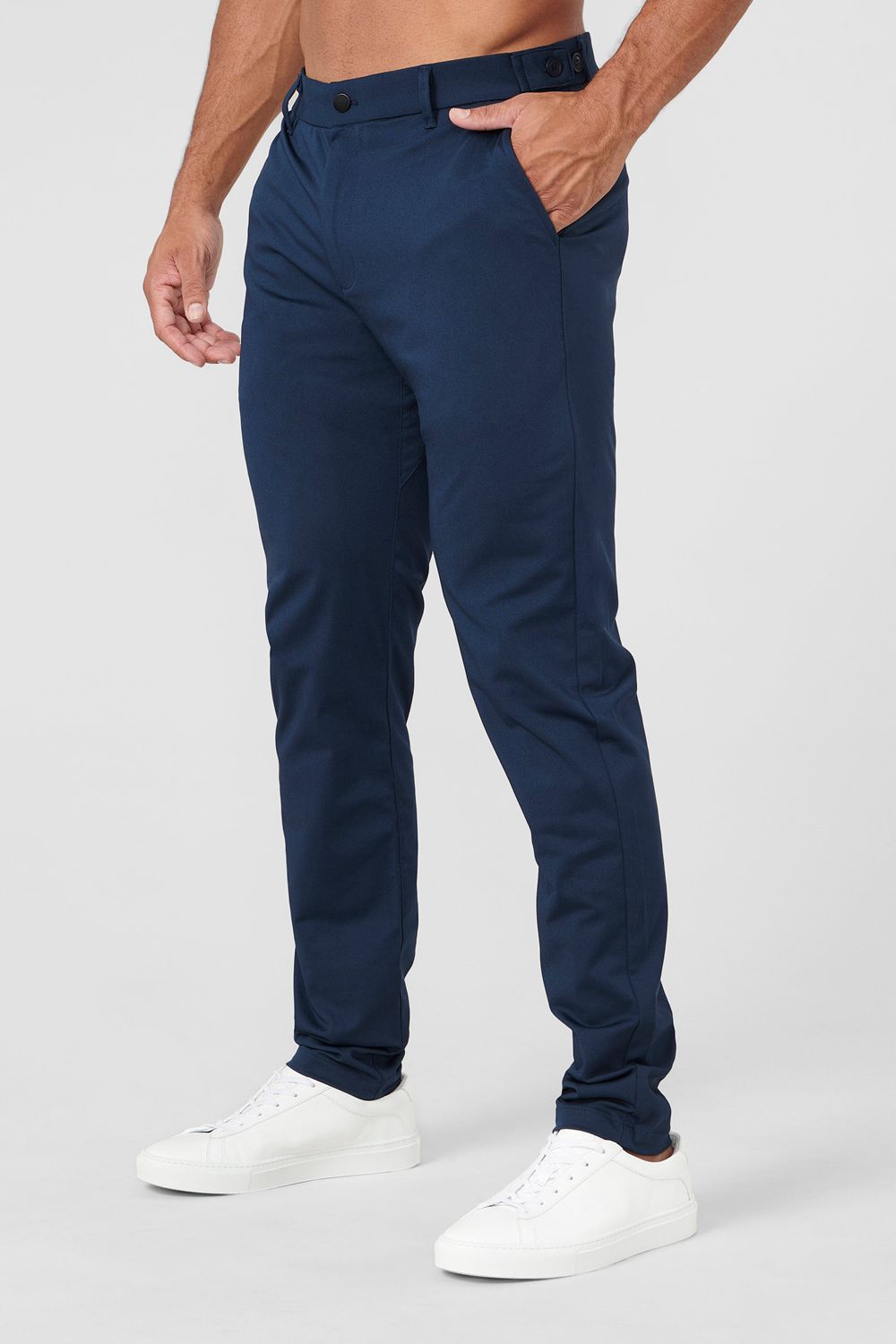 Young LA 626 Office Tech Pants Donkerblauw | ZNGIA6019