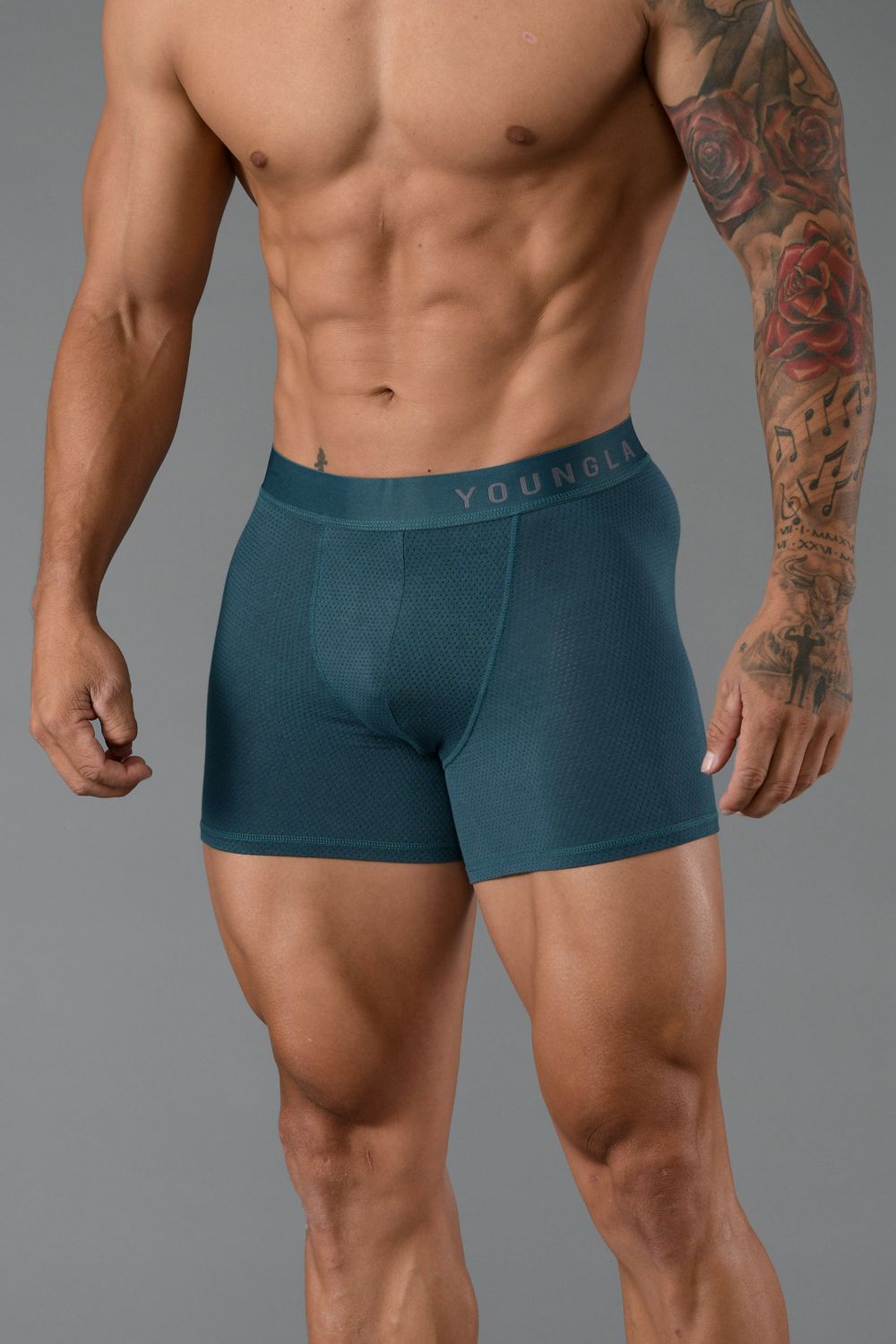 Young LA 703 Goat Briefs Teal | BMEZC6425