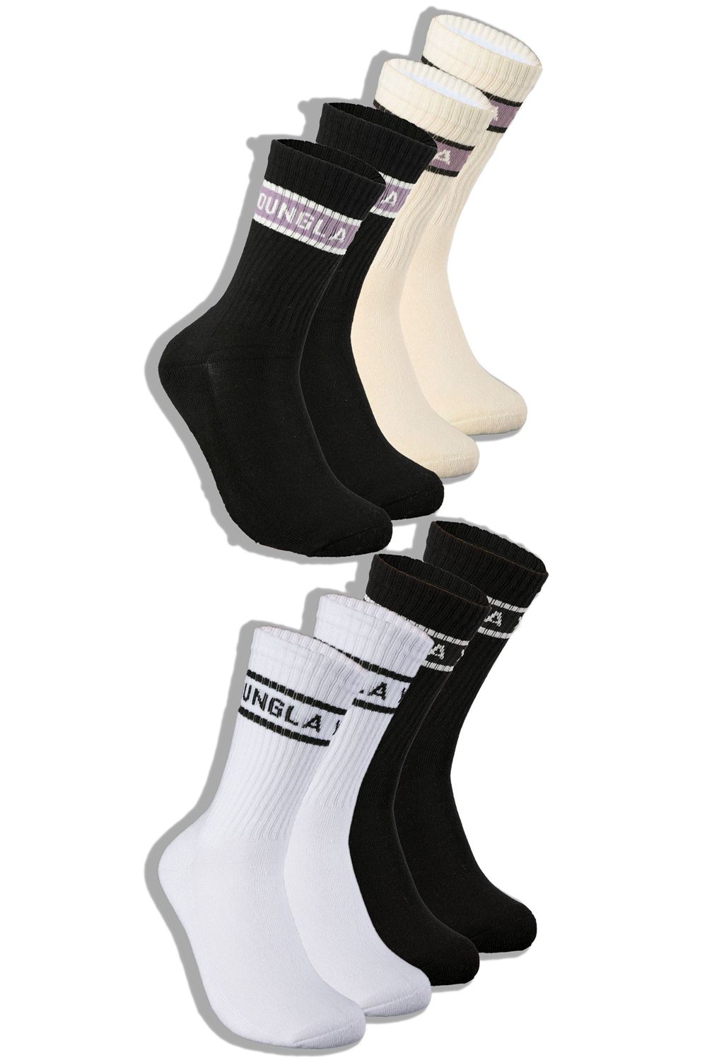 Young LA 712 High Top Socks 4-Pack Gekleurd | ZRFDL7056