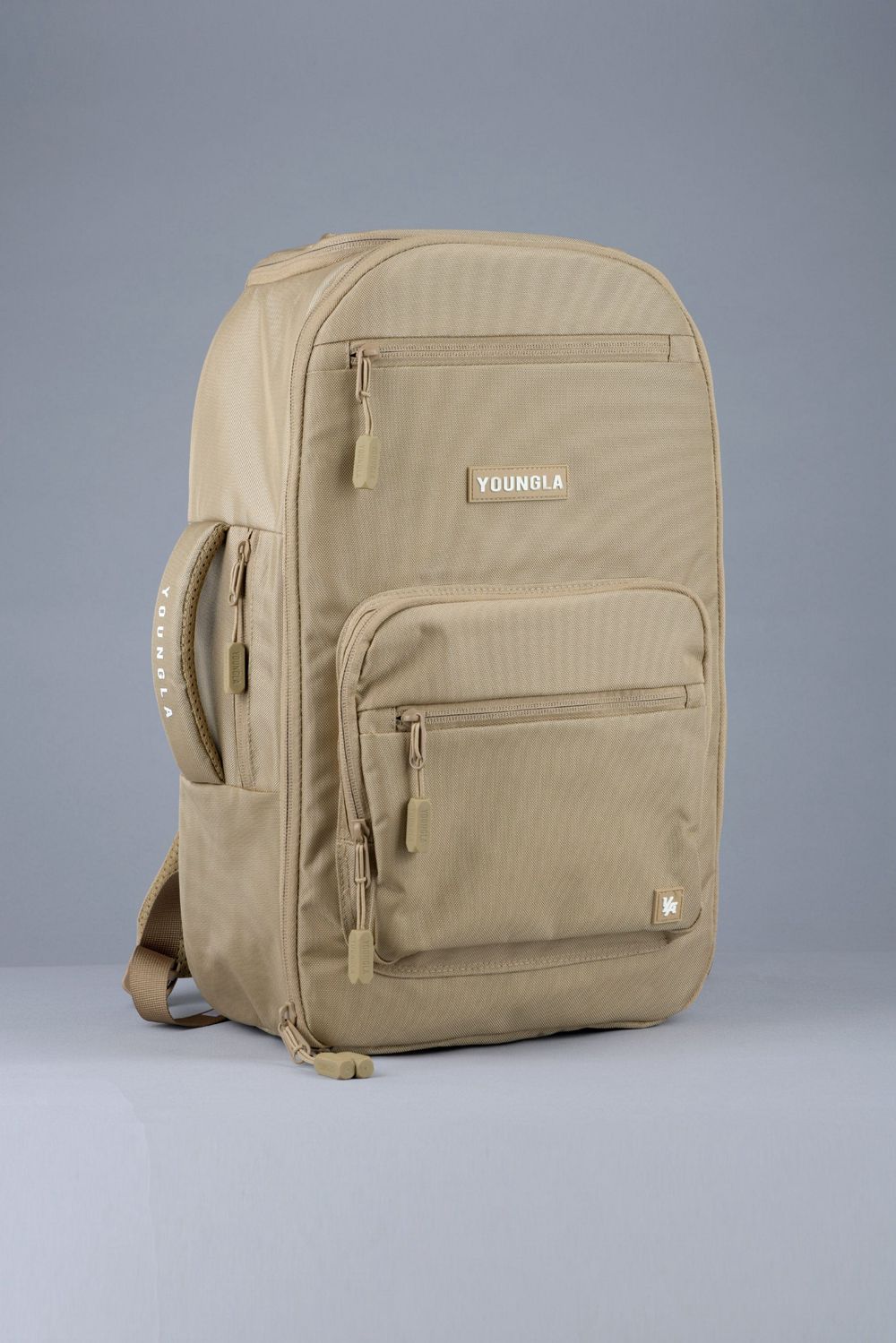 Young LA 730 Expedition Backpacks Khaki | BWIOM3917