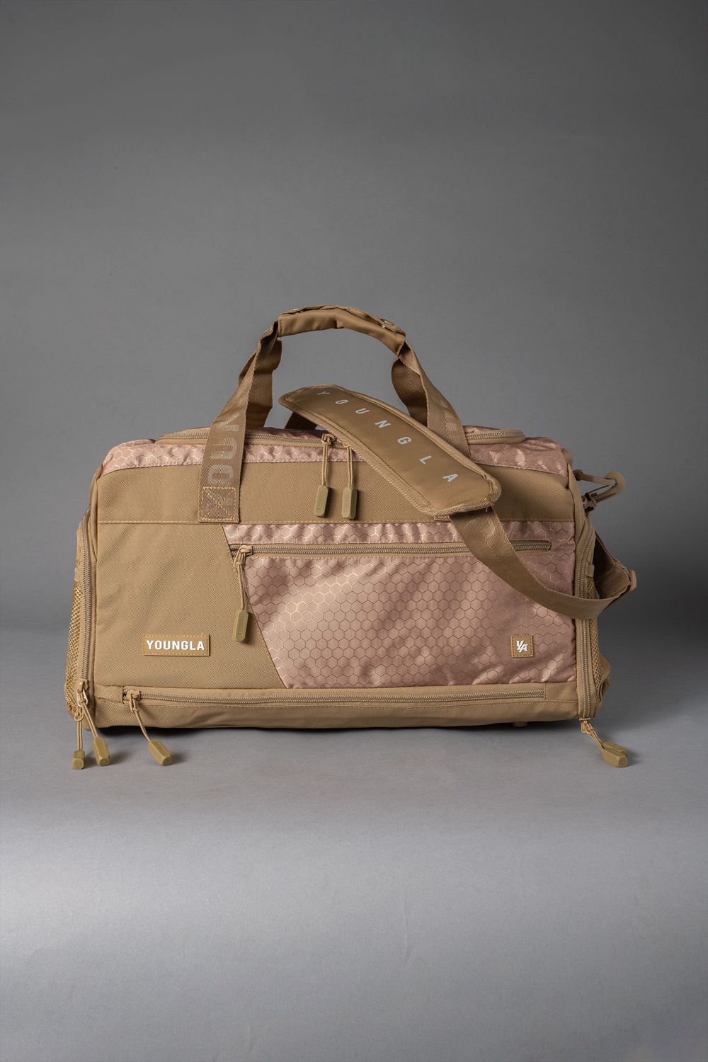 Young LA 740 Elite Duffle Bags Khaki | FZBLK6047