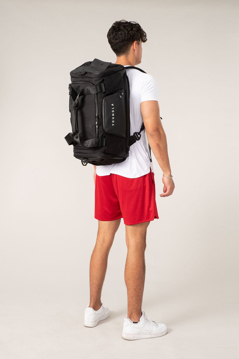 Young LA 741 Hybrid Duffle Backpacks Zwart | TNOKZ1746