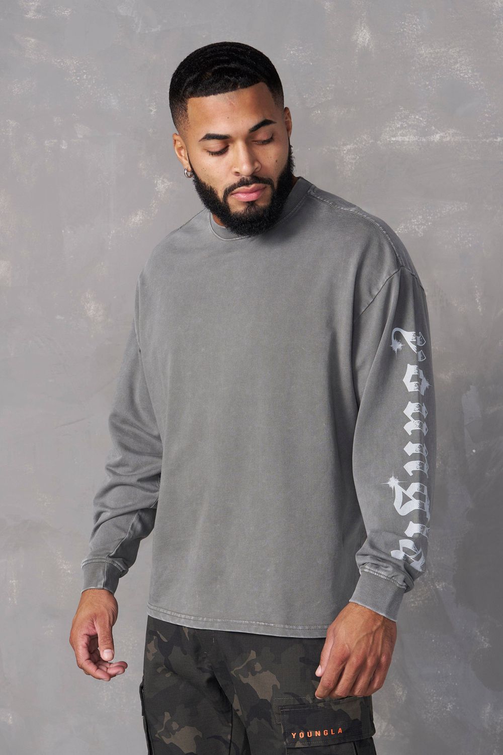 Young LA 8028 - Chrome Longsleeves Grijs | AXRYE7953