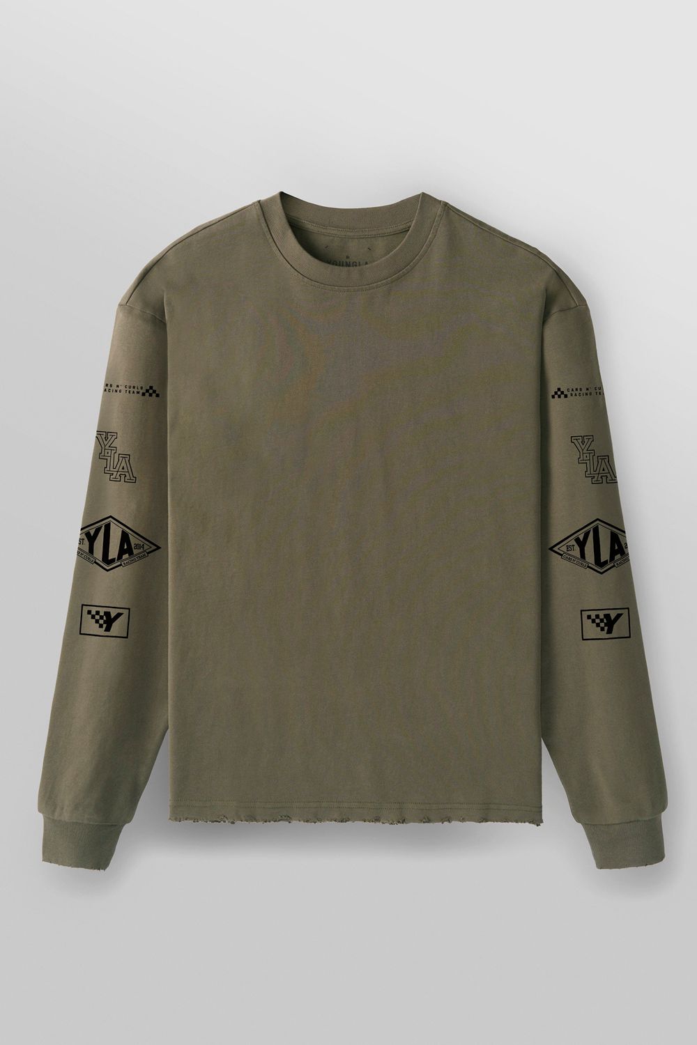 Young LA 8037 - Excellence Longsleeves Olijfgroen | YCITL8293