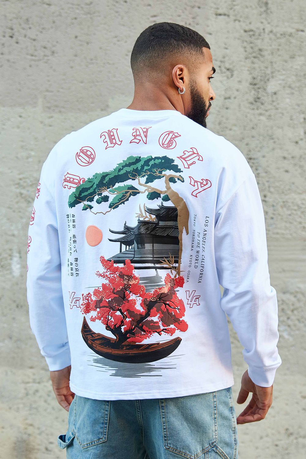 Young LA 8038 - Tokyo Longsleeves Wit | DXVGN8172