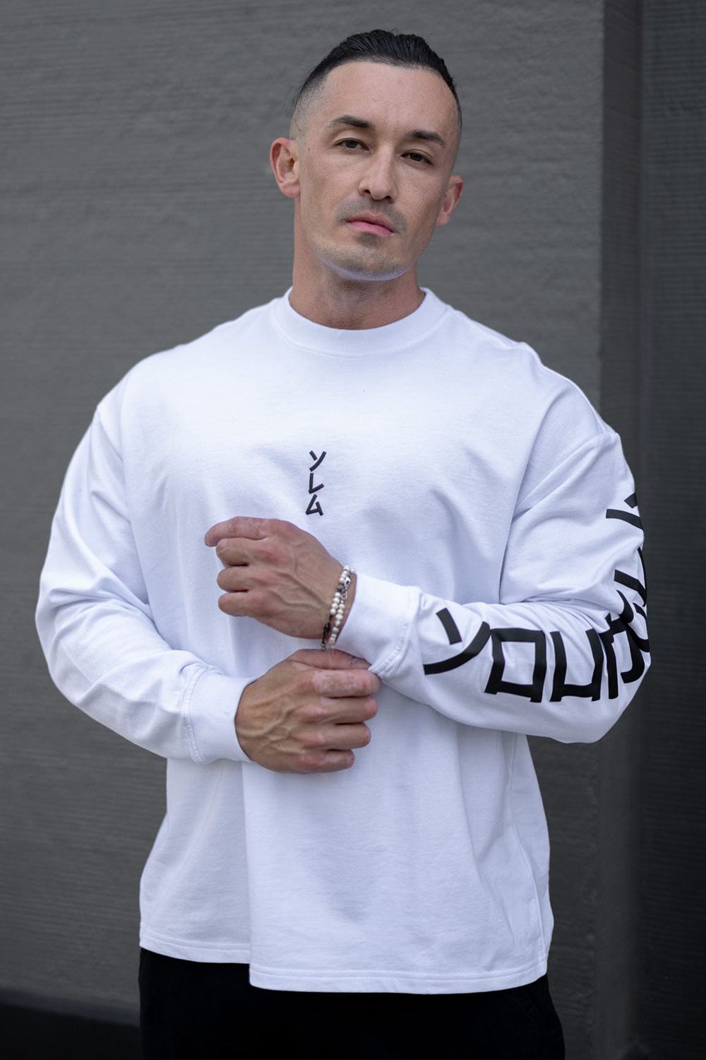 Young LA 8038 - Tokyo Longsleeves Wit | NZQTC0845