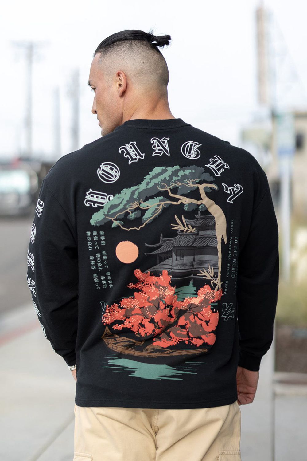 Young LA 8038 - Tokyo Longsleeves Zwart | LIQZO3027