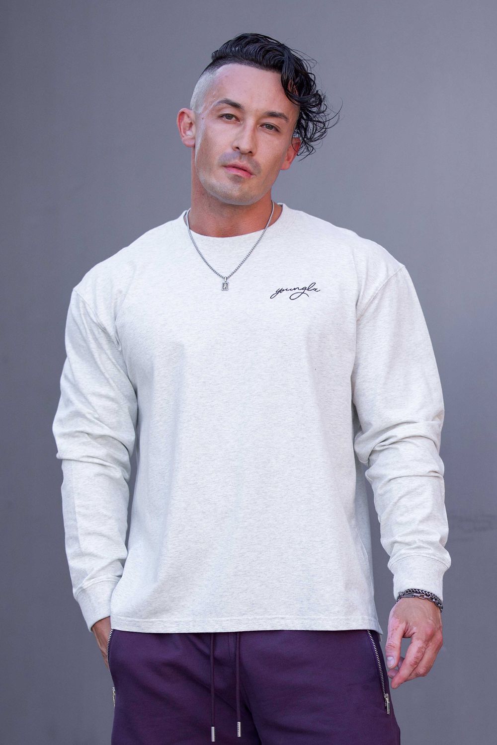 Young LA 805 Essential Longsleeves Wit | NMJHQ1432