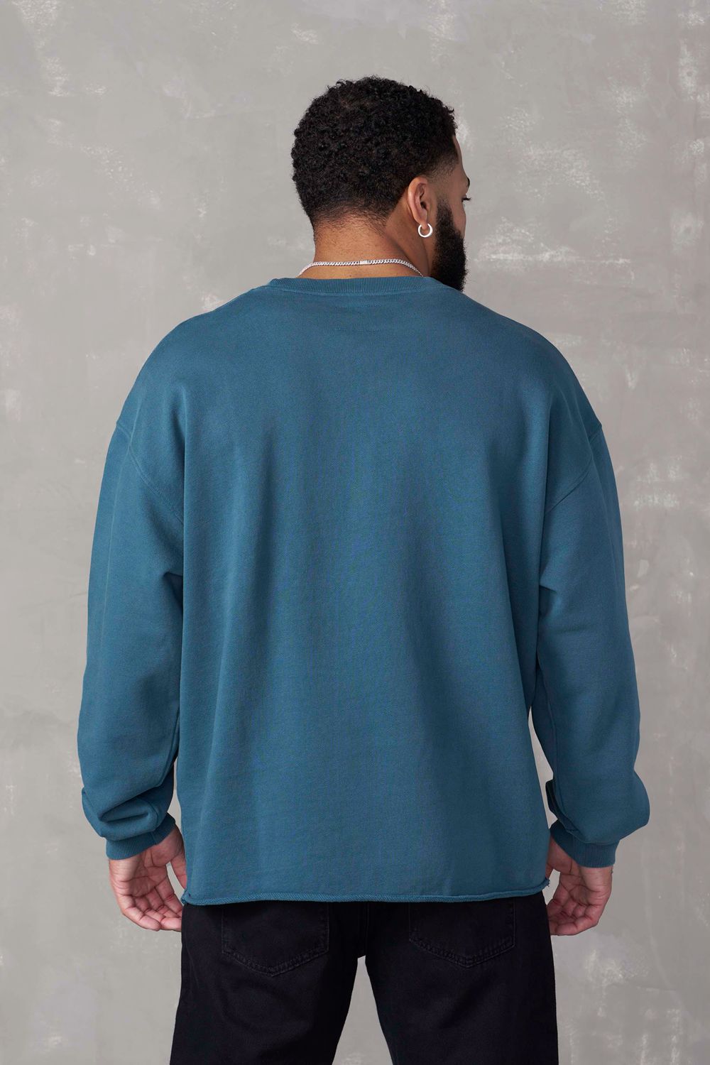 Young LA 826 - Uni Crewneck Blauw | IVARK3206