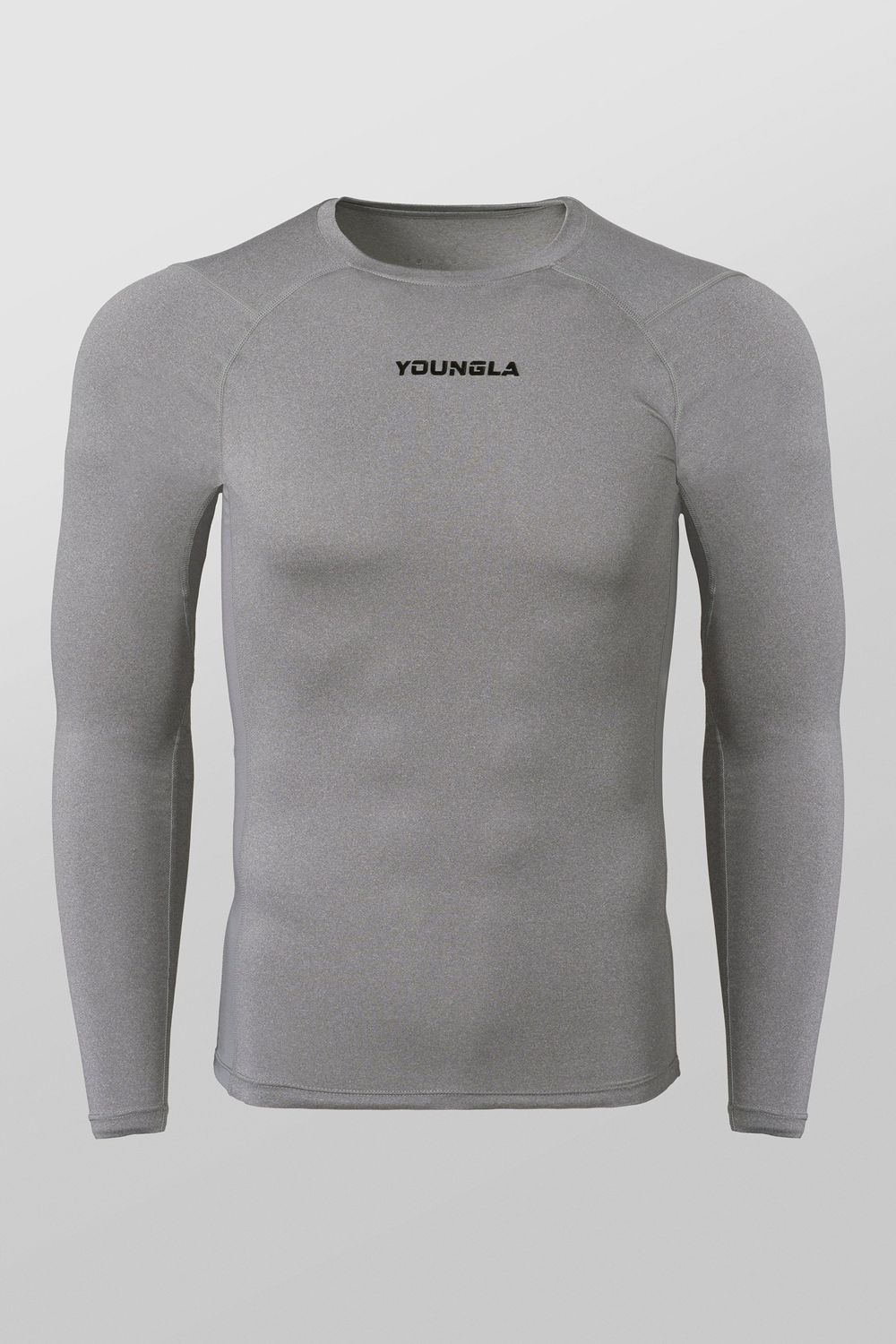 Young LA 830 - Flexfit Compression Longsleeves Grijs | XTNDJ7416