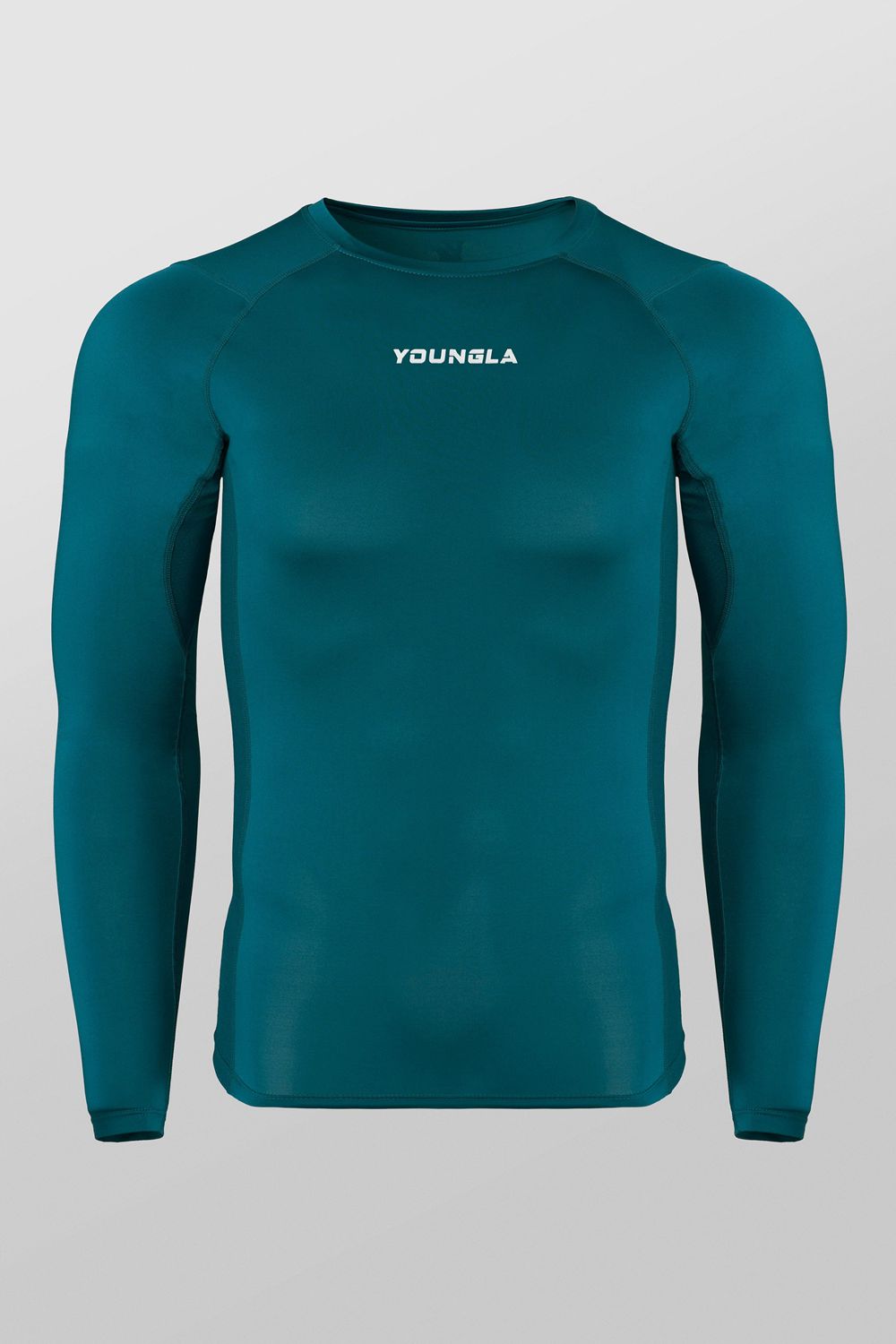 Young LA 830 - Flexfit Compression Longsleeves Teal | IKXAS0961