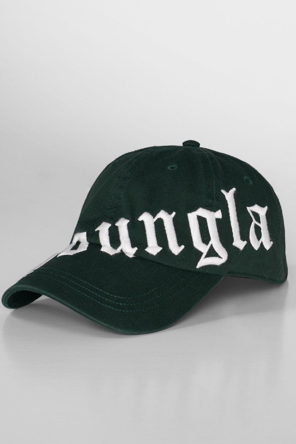 Young LA 9005 - Tilted Logo Dad Hat Groen | TEXMJ6179