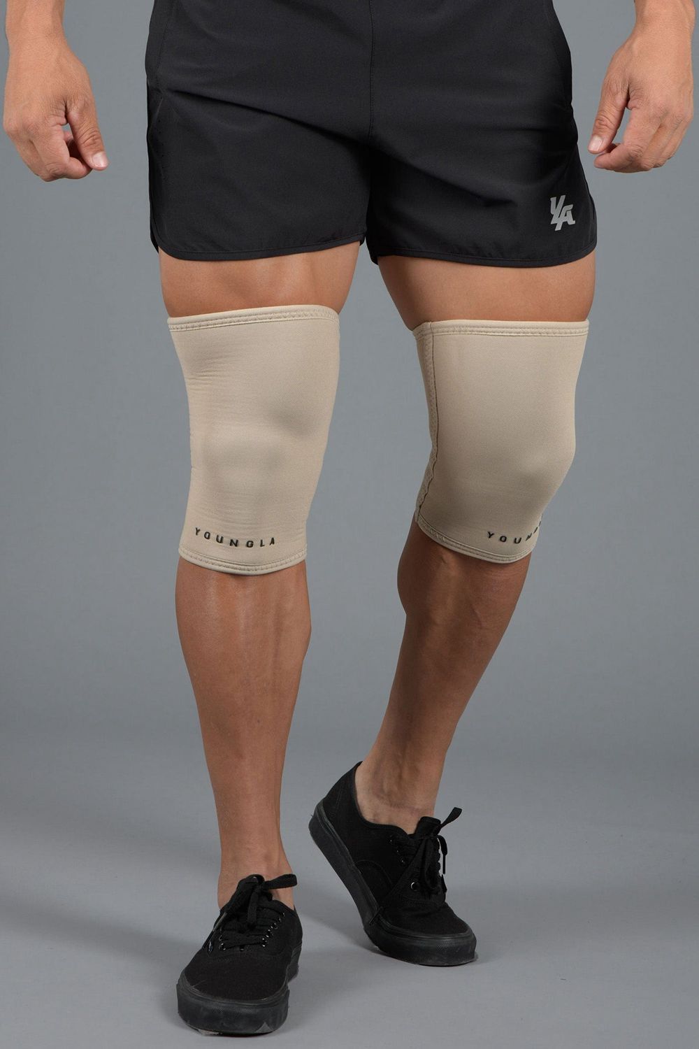 Young LA 914 Knee Sleeves Beige | NGHCP5486