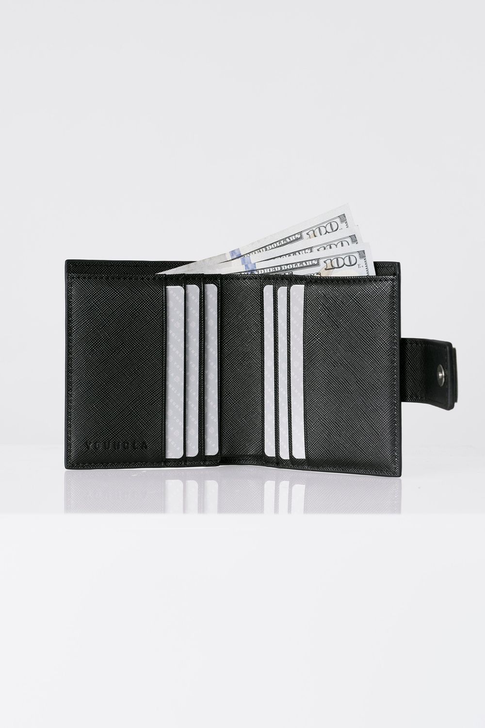 Young LA 951 - Executive Bifold Wallets Zwart | HXDYZ2985