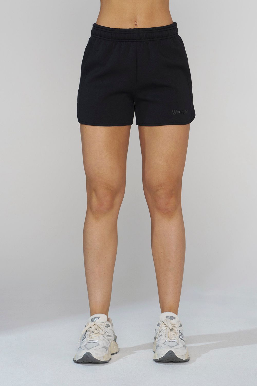 Young LA W140 Scuba Shorts Zwart | CXBTU1923