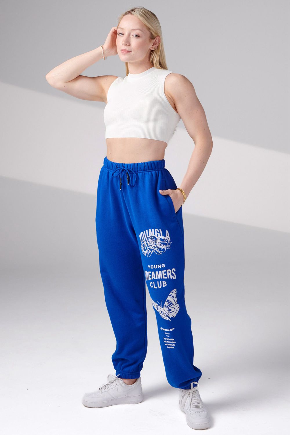 Young LA W211 Dreamers Joggers Blauw | ZKCIA2917