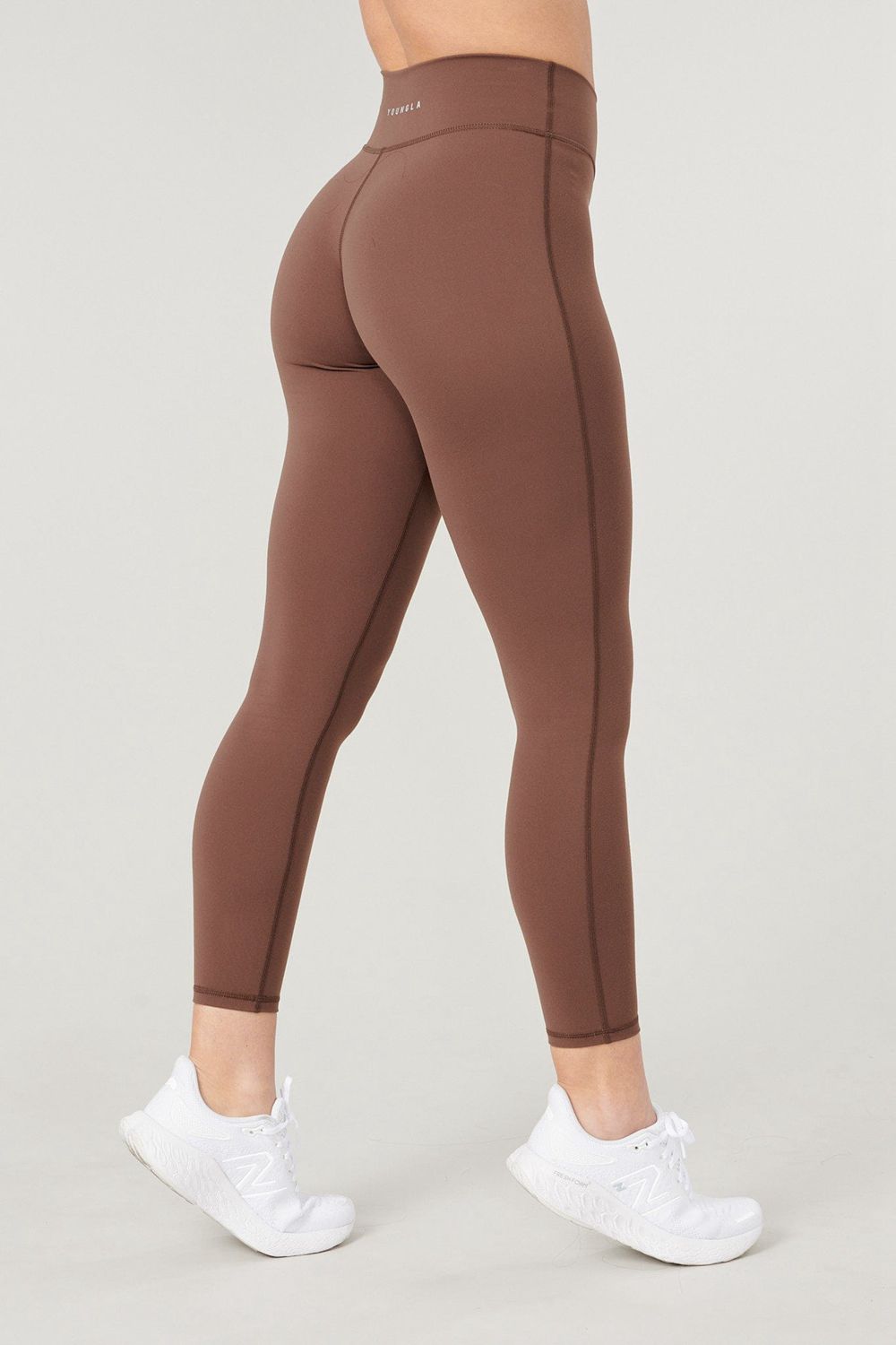 Young LA W221 - Staple Leggings Donkerbruin | RQTSZ3017