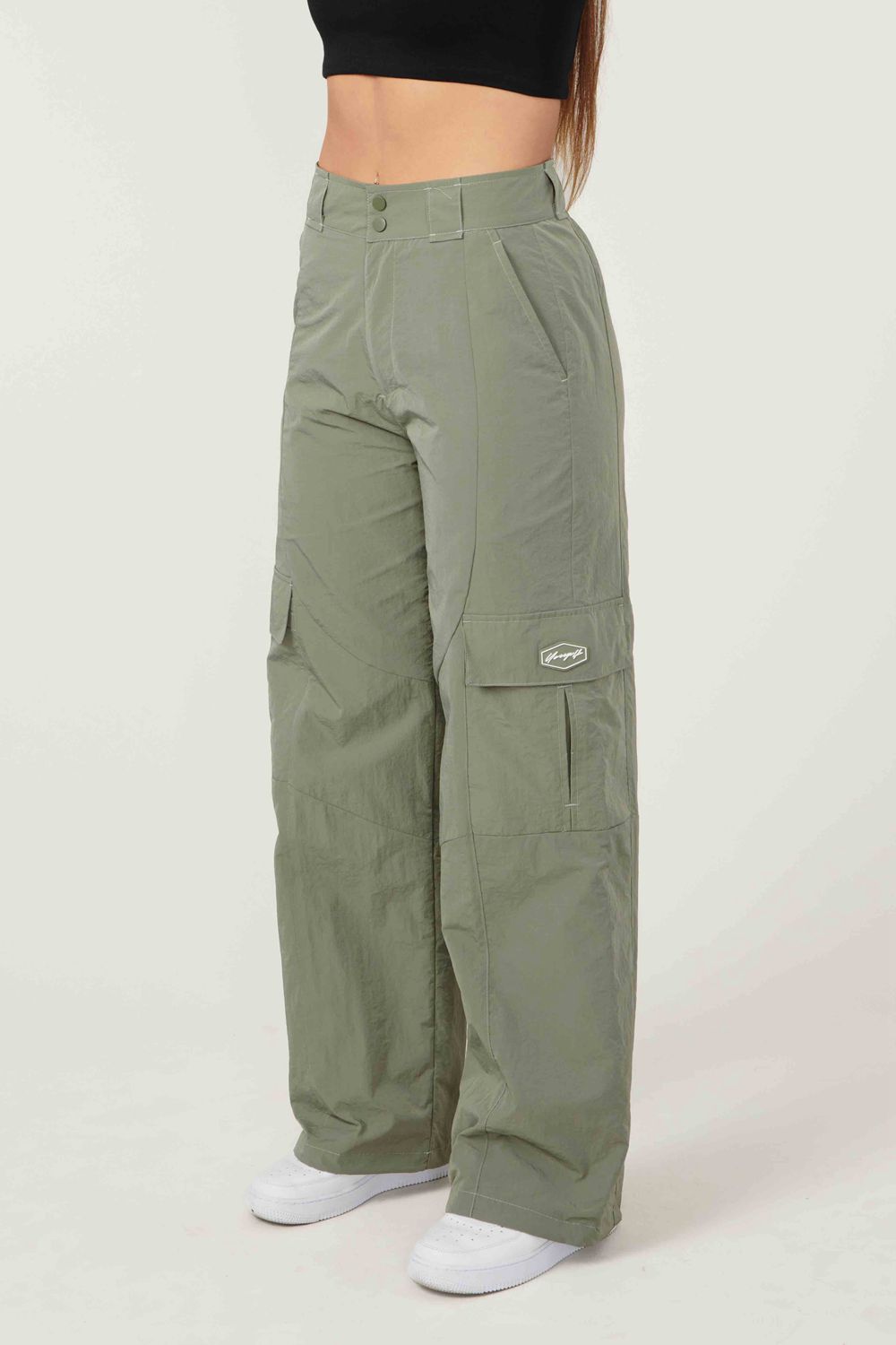 Young LA W222 Retro Cargo Joggers Olijfgroen | DAXHK5319