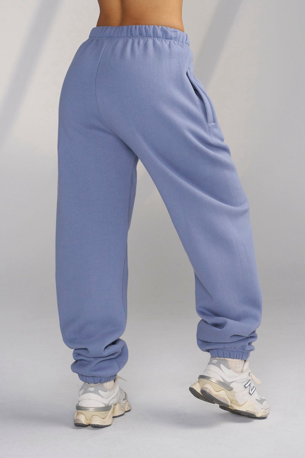 Young LA W226 - Teddy Jogger Blauw | CANEJ6048