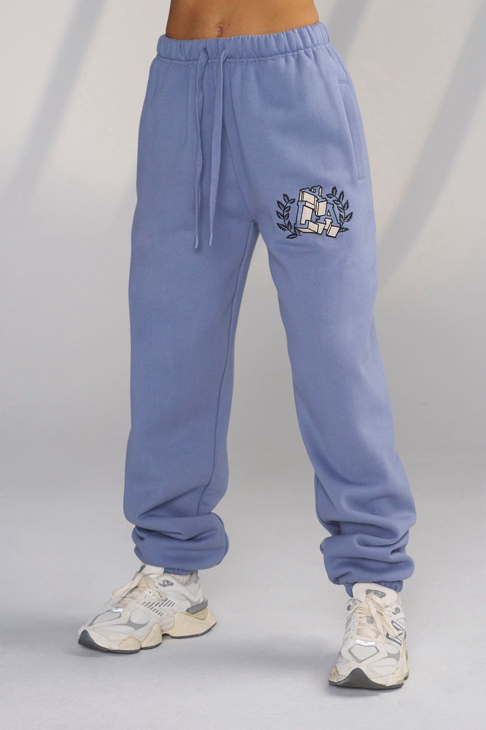 Young LA W226 - Teddy Jogger Blauw | CANEJ6048