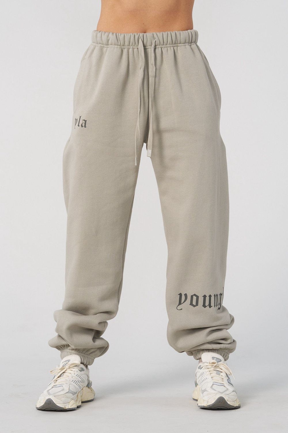 Young LA W232 - Urban Cuff Jogger Lichtgrijs | DZAPT4183