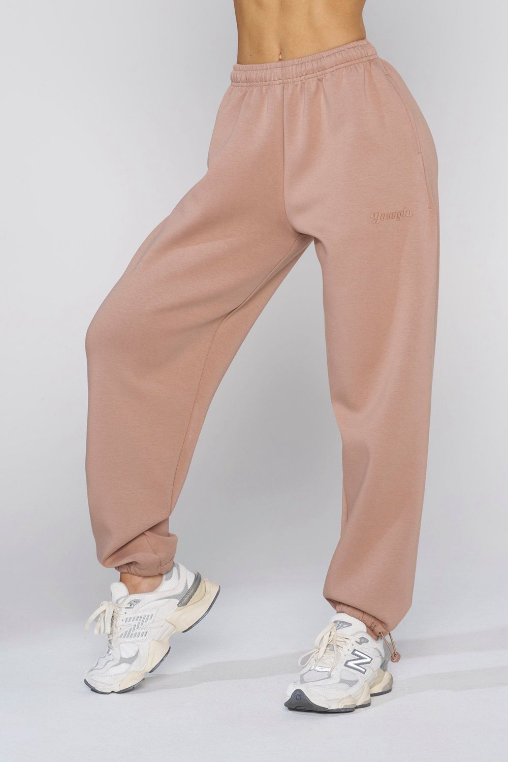 Young LA W240 Scuba Joggers Beige | KQUGB6752